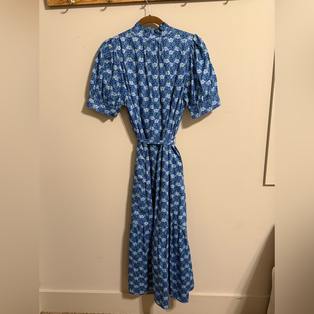 Sugarlips Blue Floral Maxi Dress - Picture 2 of 4